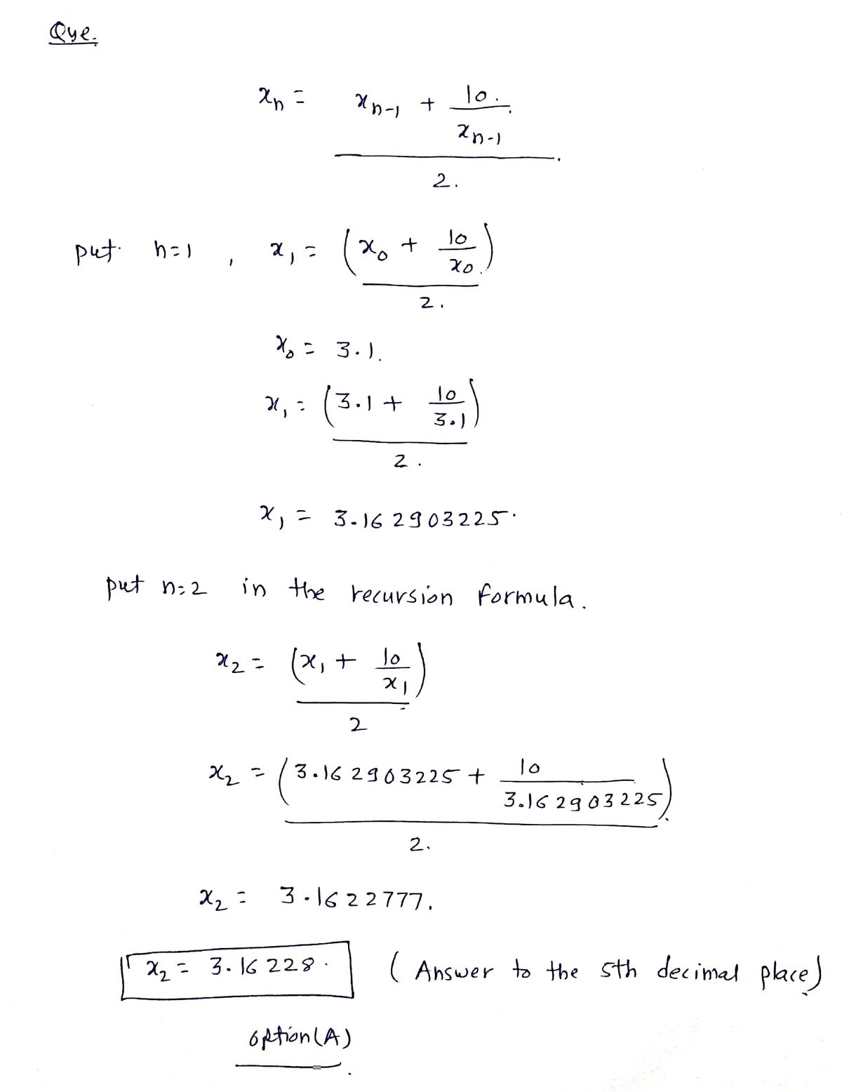 Algebra homework question answer, step 1, image 1