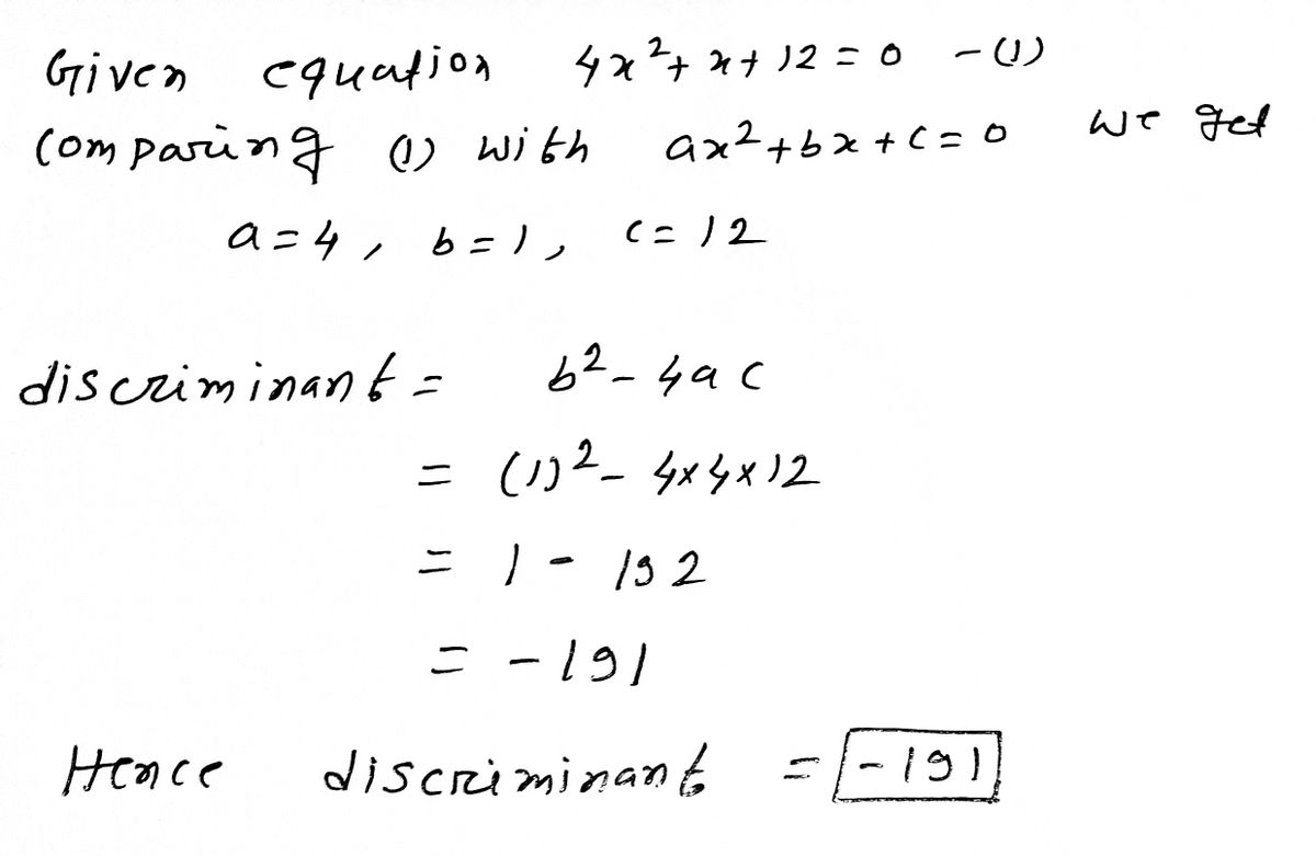 Algebra homework question answer, step 2, image 1