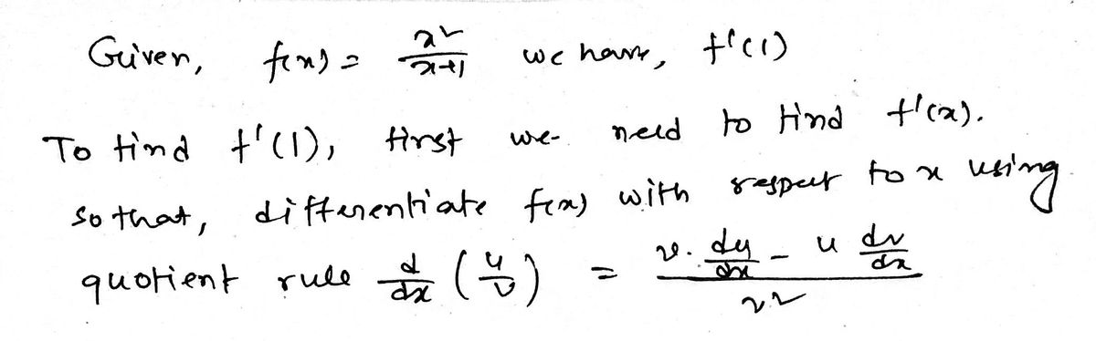 Calculus homework question answer, step 1, image 1