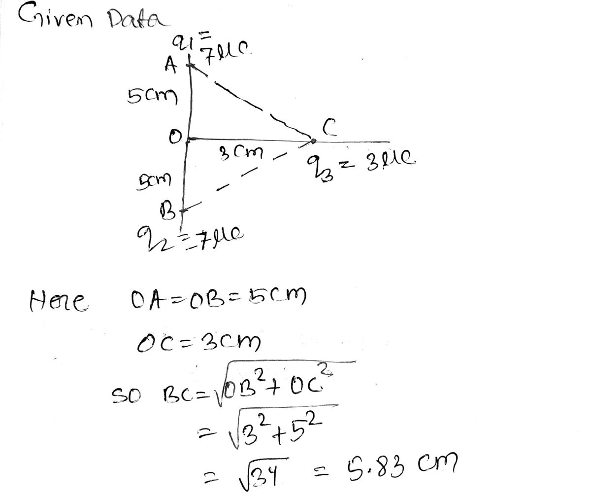 Physics homework question answer, step 1, image 1