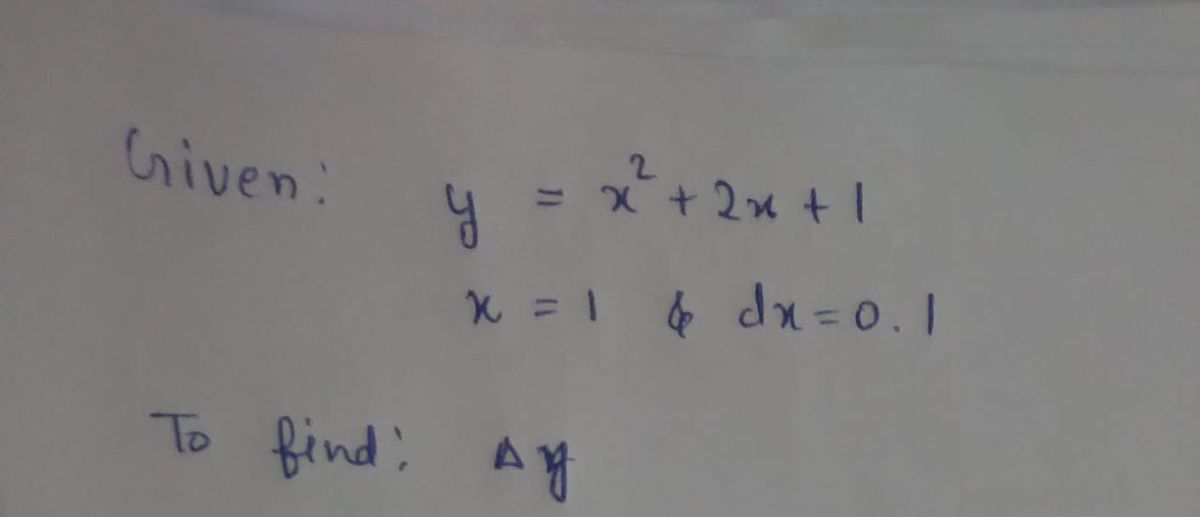 Calculus homework question answer, step 1, image 1