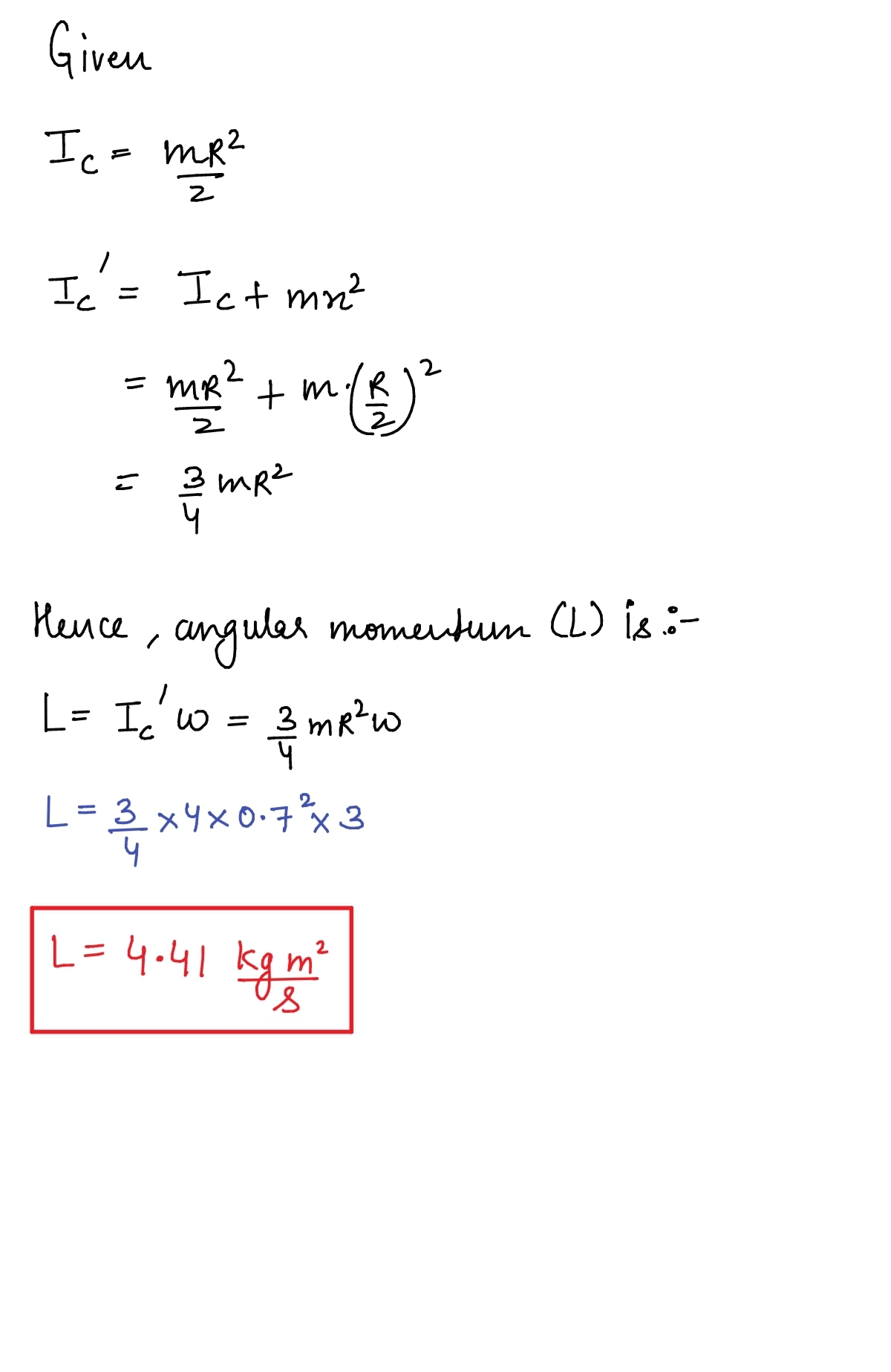 Physics homework question answer, step 1, image 1