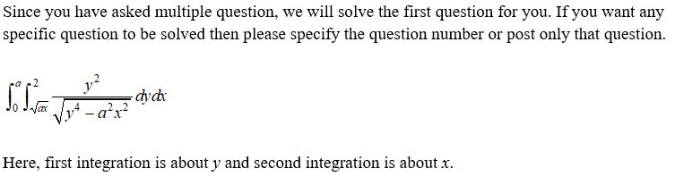 Advanced Math homework question answer, step 1, image 1