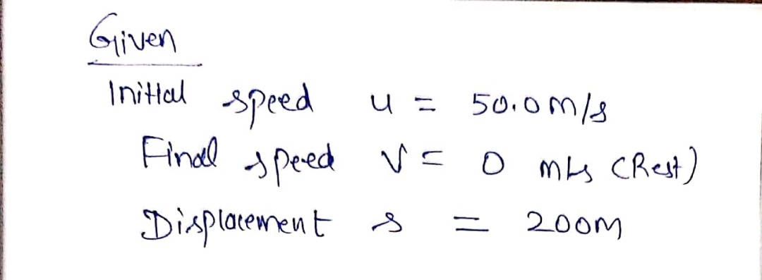 Physics homework question answer, step 1, image 1