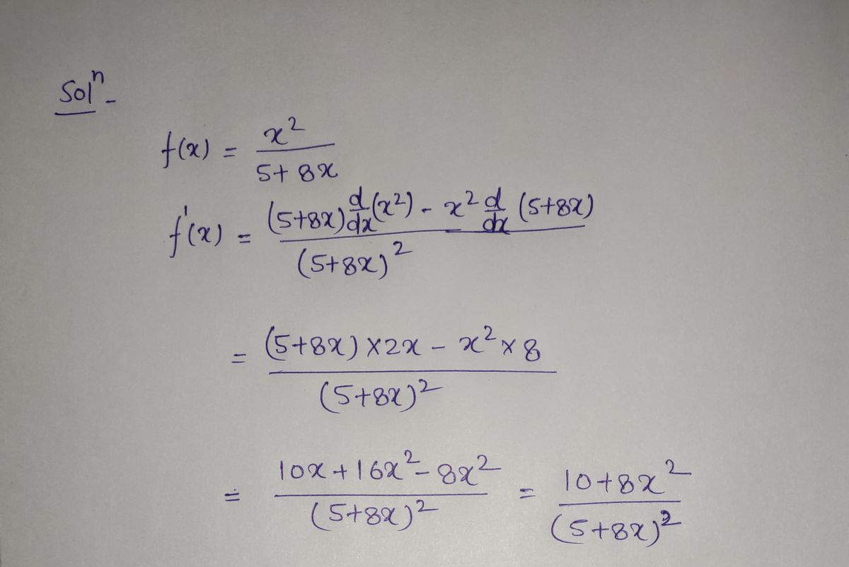 Calculus homework question answer, step 1, image 1