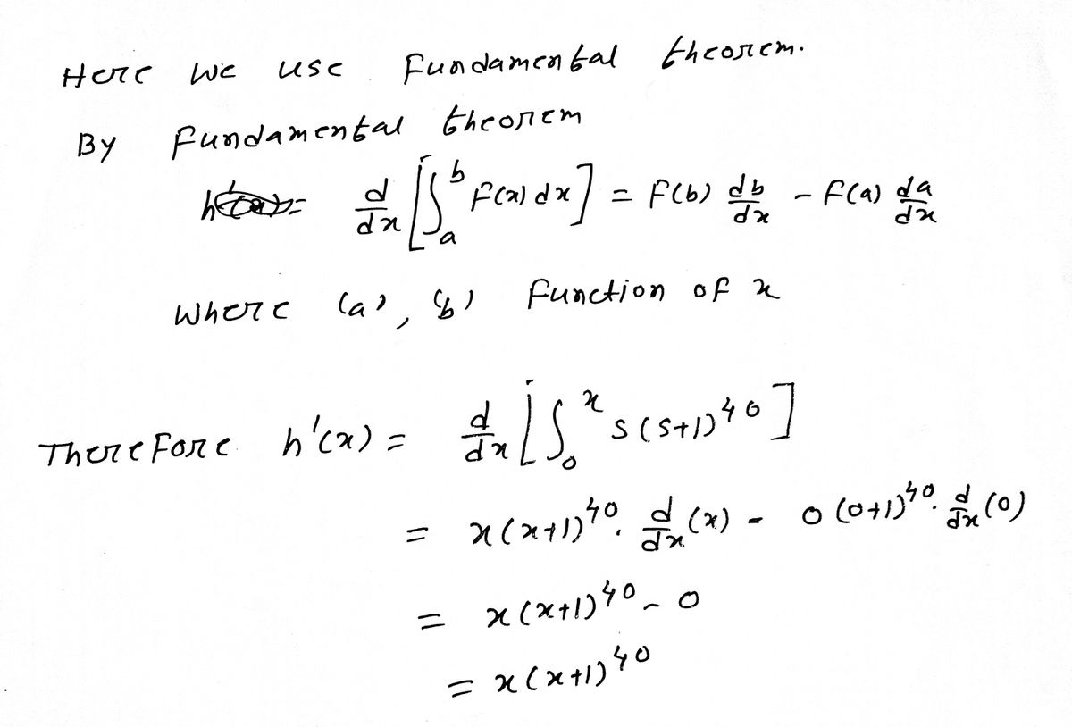 Calculus homework question answer, step 2, image 1