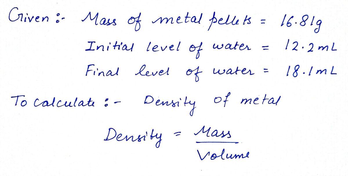 Chemistry homework question answer, step 1, image 1