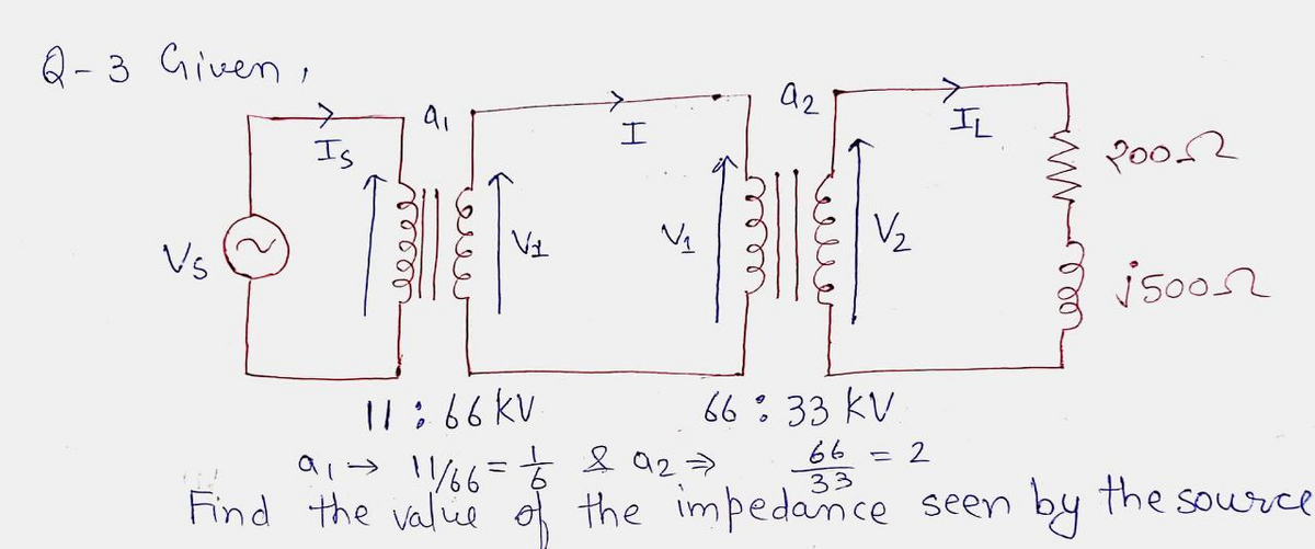 Electrical Engineering homework question answer, step 1, image 1