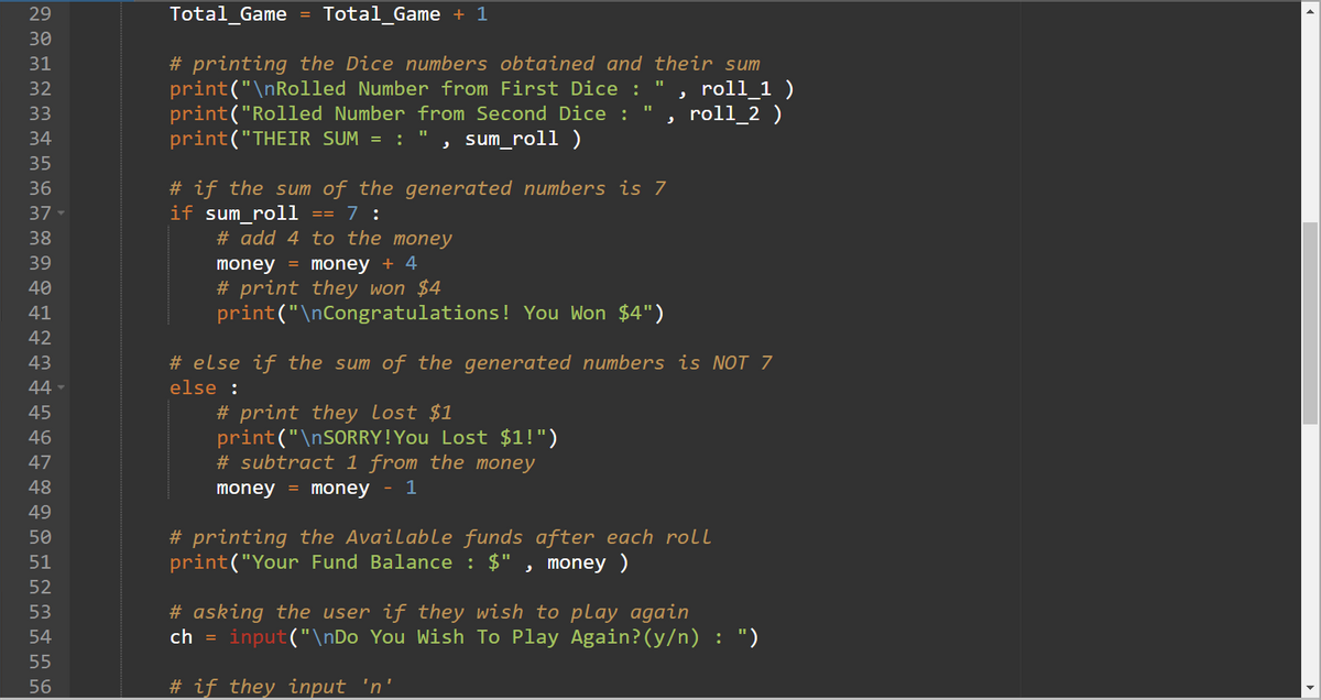 C# Dice Roll Code with Stats