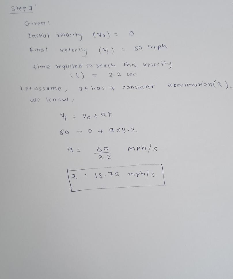 Physics homework question answer, step 1, image 1