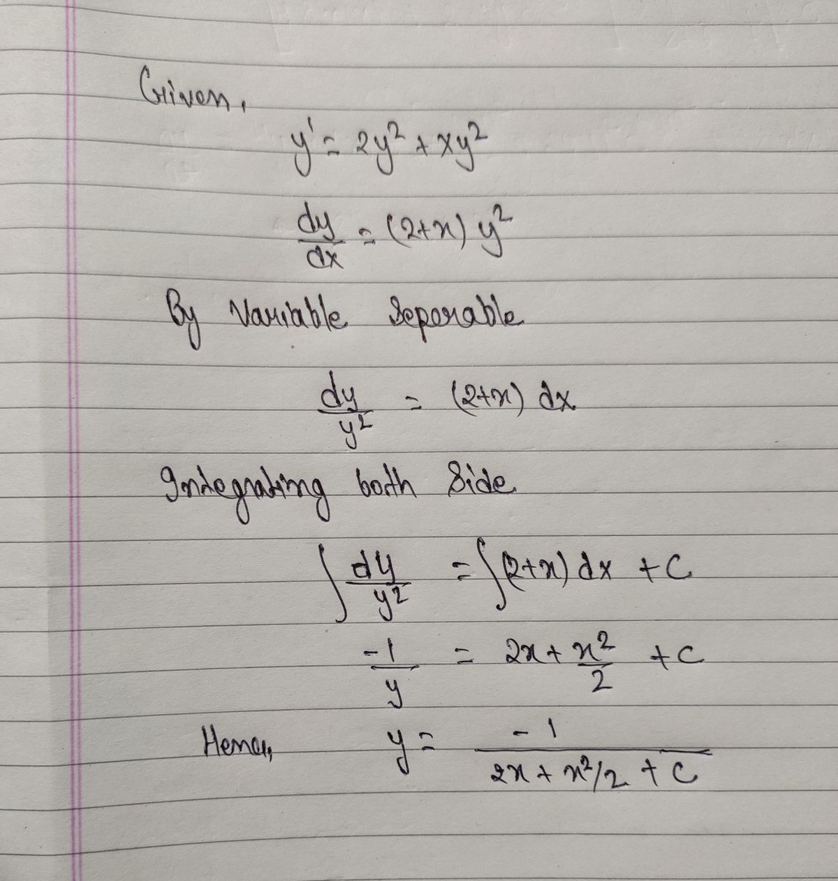 Calculus homework question answer, step 1, image 1