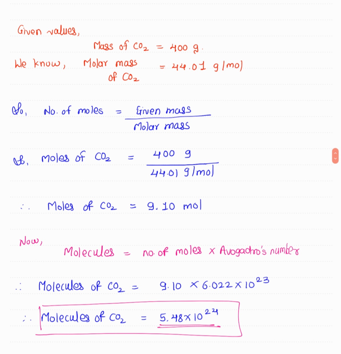 Chemistry homework question answer, step 1, image 1