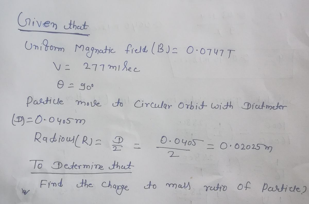 Physics homework question answer, step 1, image 1