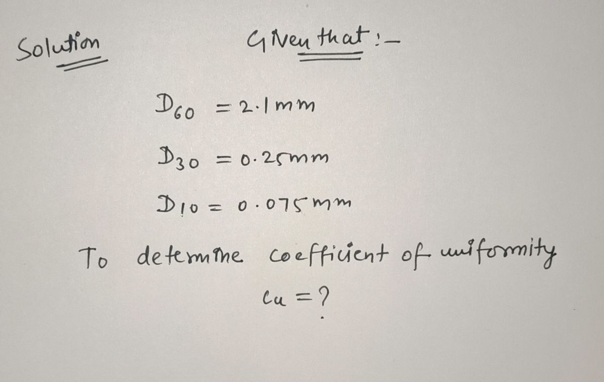 Civil Engineering homework question answer, step 1, image 1