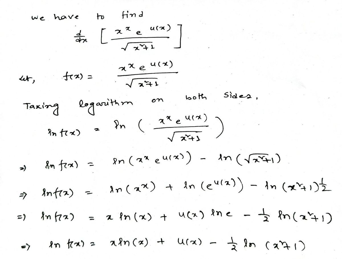 Calculus homework question answer, step 1, image 1