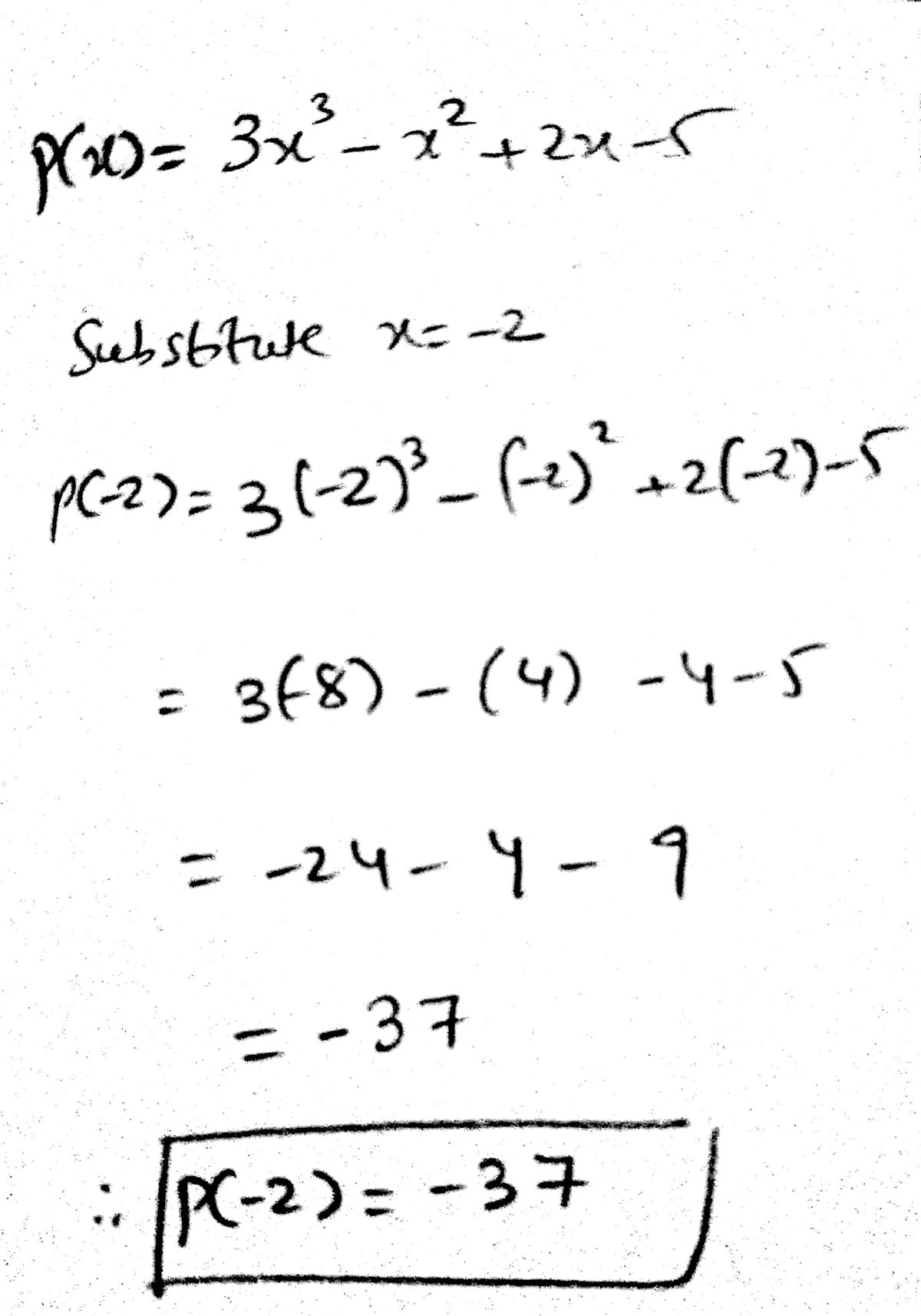 Algebra homework question answer, step 1, image 1