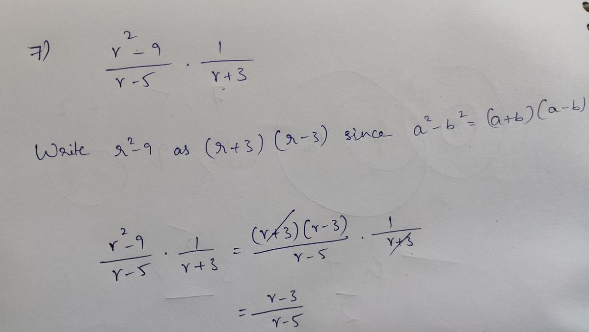 Algebra homework question answer, step 1, image 1