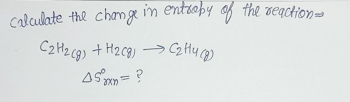 Answered The value of S for the catalytic bartleby