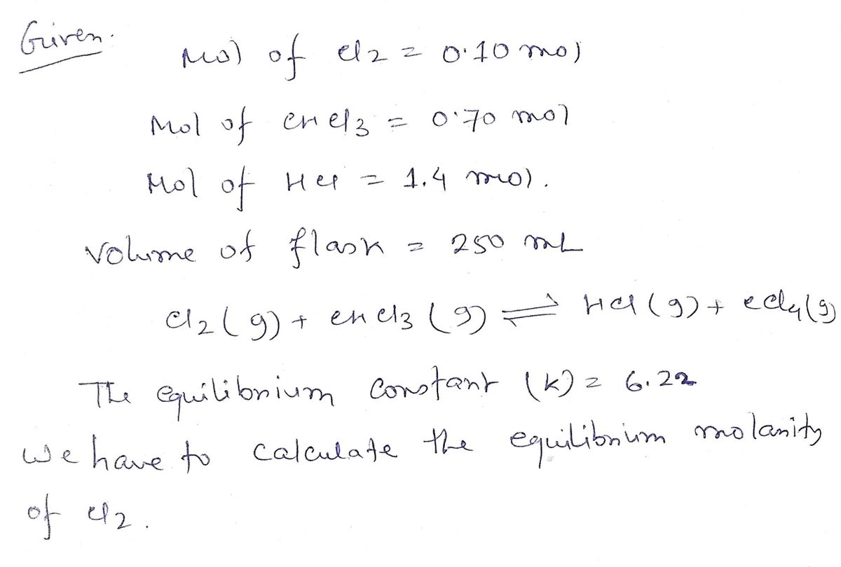 Chemistry homework question answer, step 1, image 1