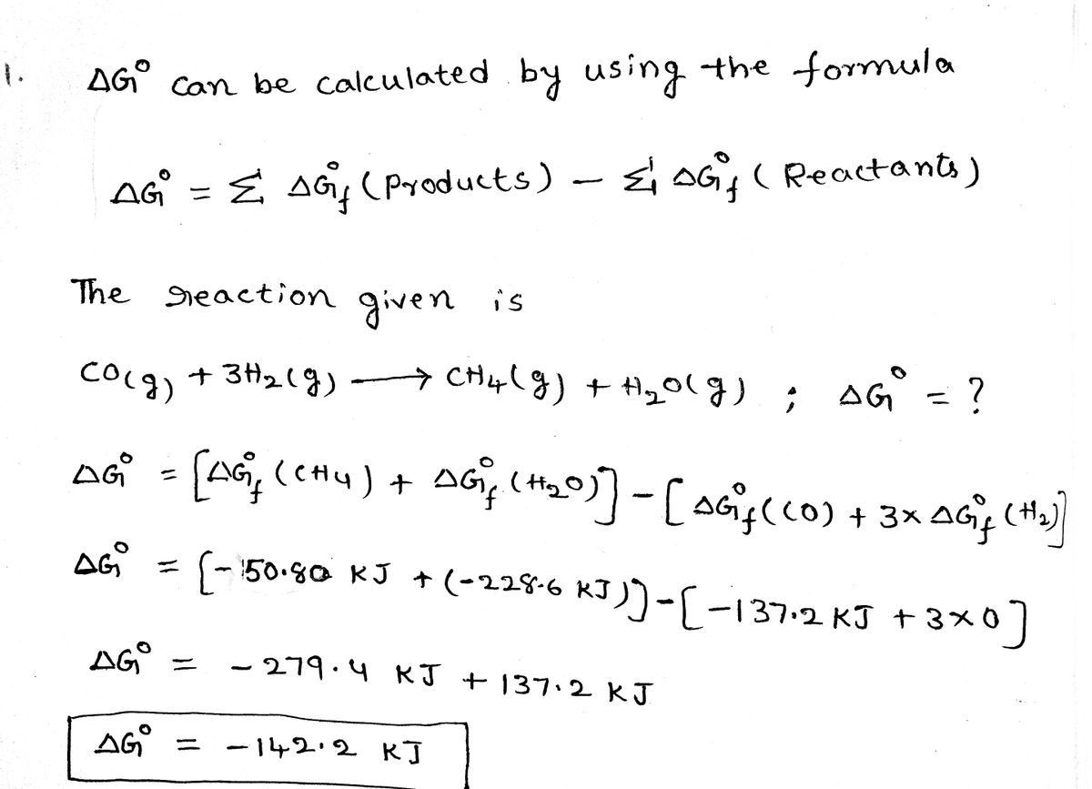 Chemistry homework question answer, step 1, image 1