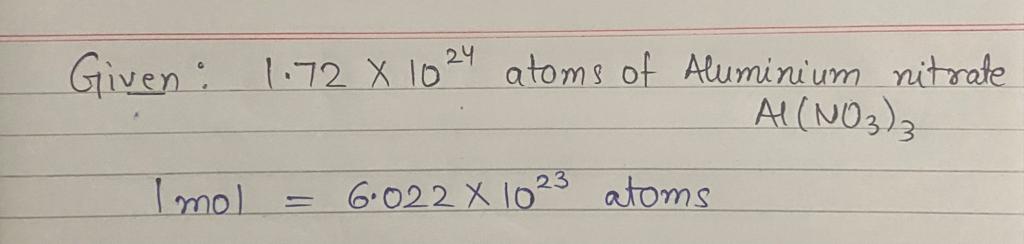 Chemistry homework question answer, step 1, image 1