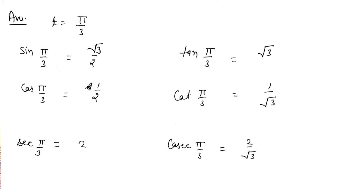 Trigonometry homework question answer, step 1, image 1