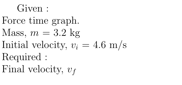 Physics homework question answer, step 1, image 1