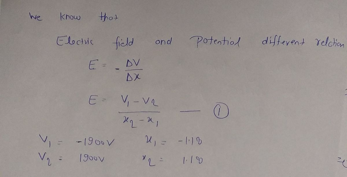 Physics homework question answer, step 1, image 1