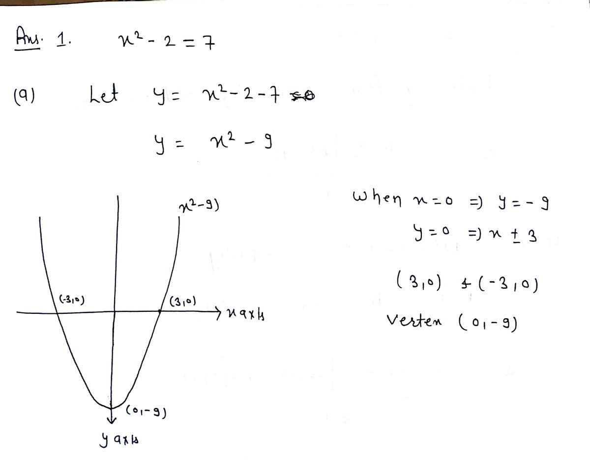 Algebra homework question answer, step 1, image 1