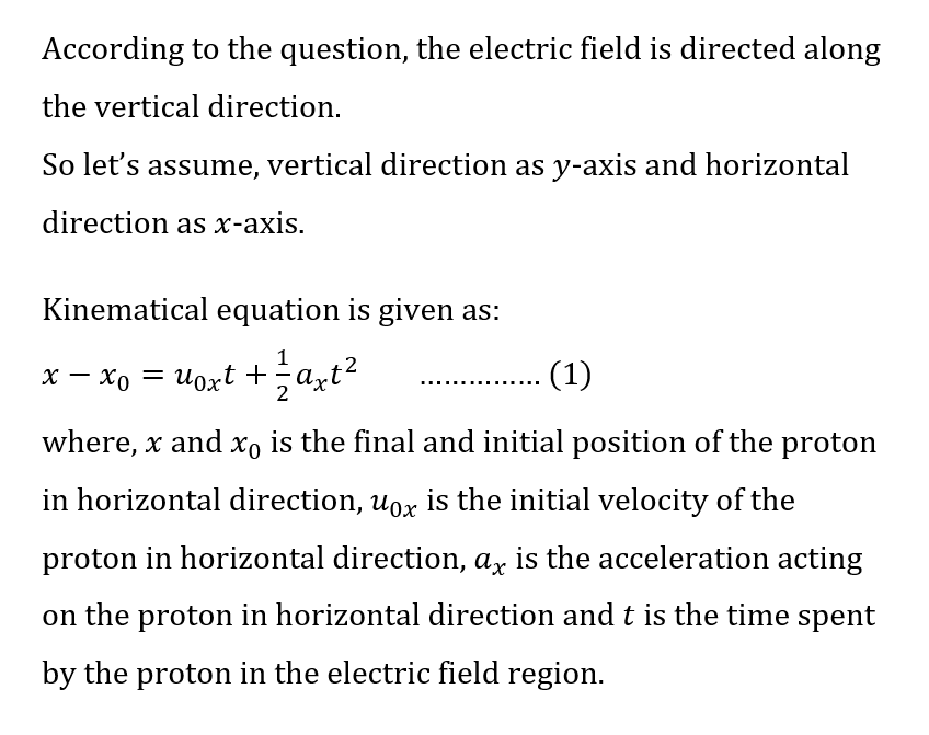 Physics homework question answer, step 1, image 1