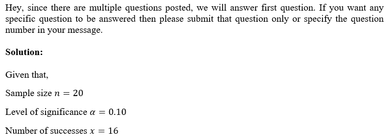 Statistics homework question answer, step 1, image 1