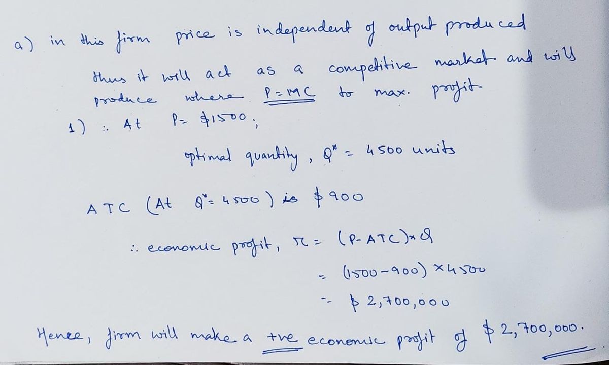 Economics homework question answer, step 2, image 1