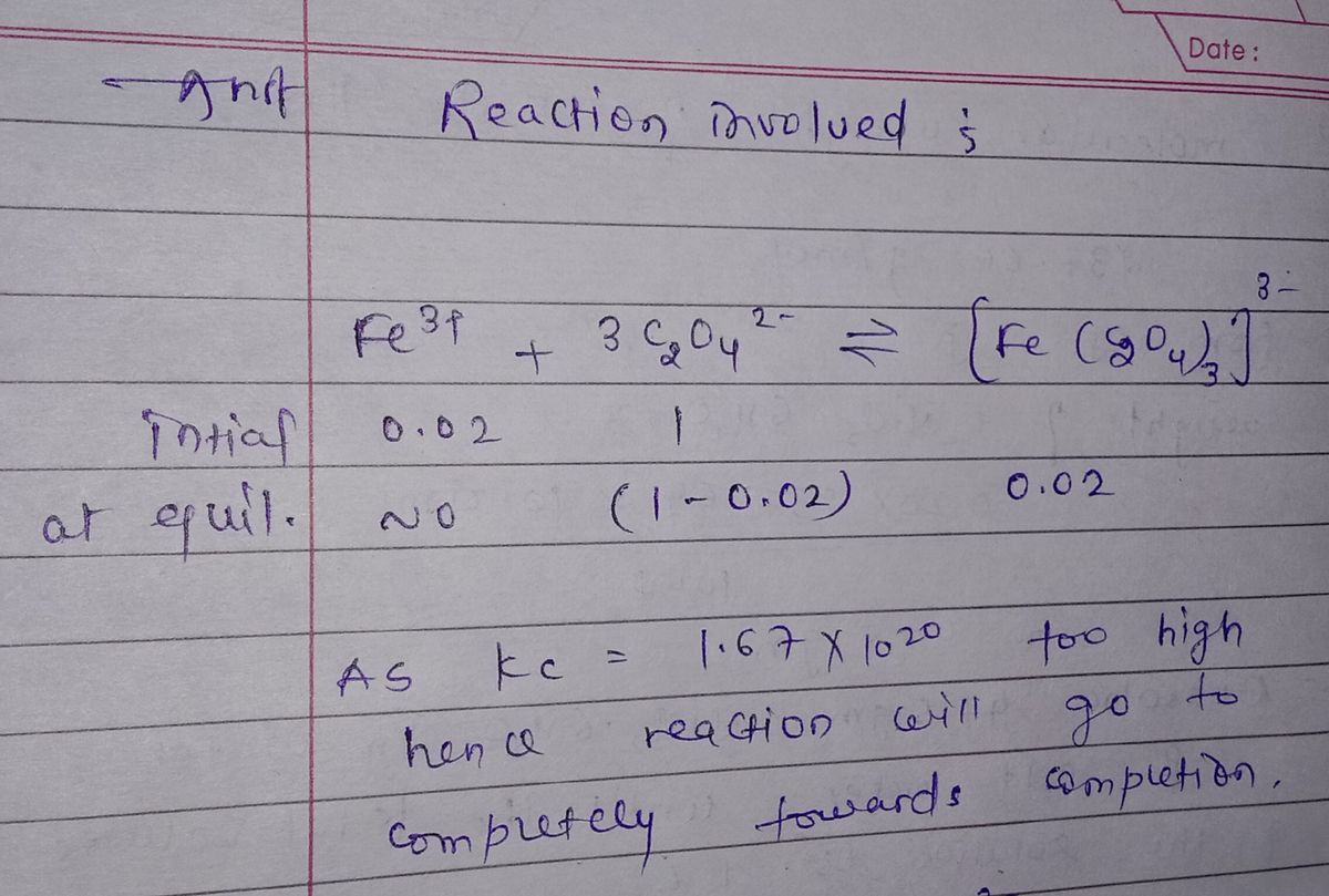 Chemistry homework question answer, step 1, image 1