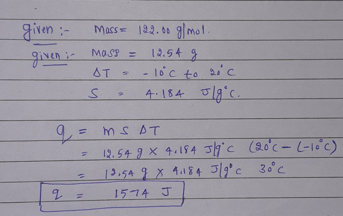 Chemistry homework question answer, step 1, image 1