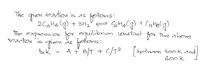 Answered The equilibrium constant of the bartleby