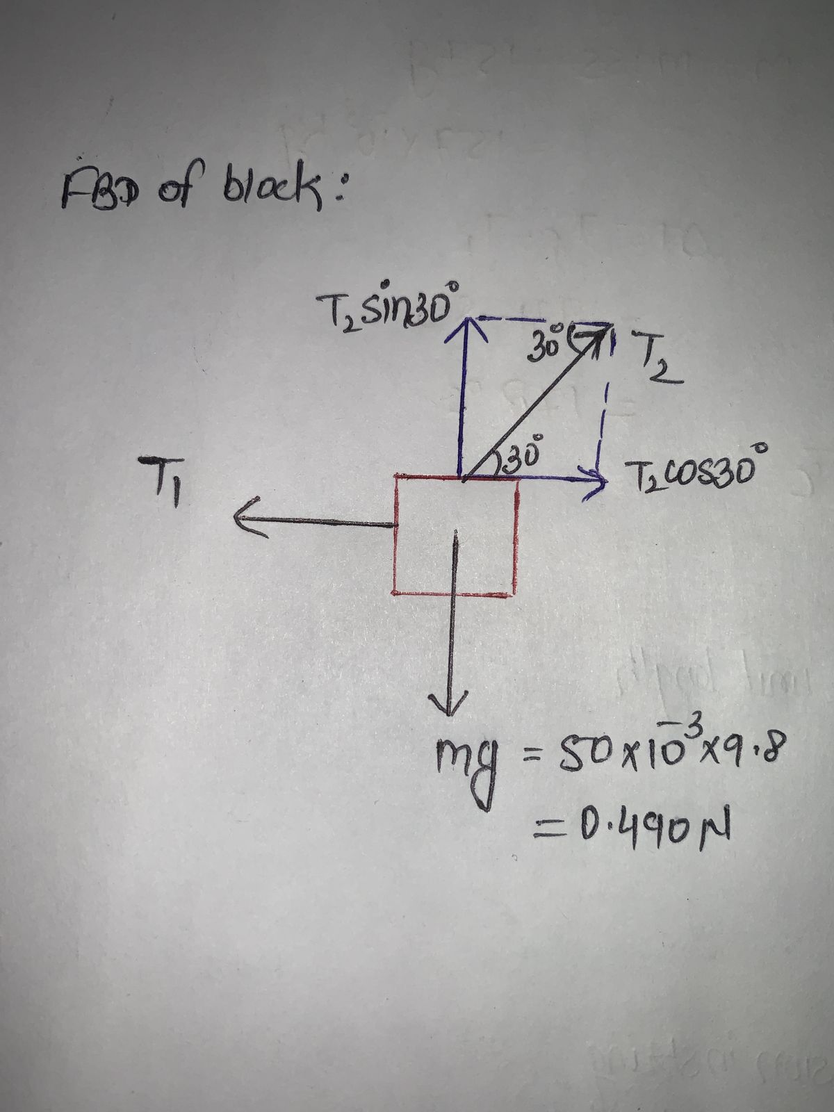 Physics homework question answer, step 1, image 1