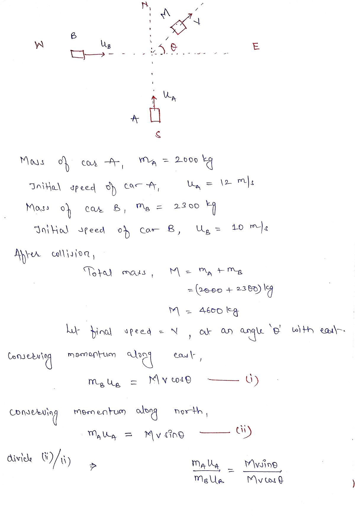 Physics homework question answer, step 1, image 1