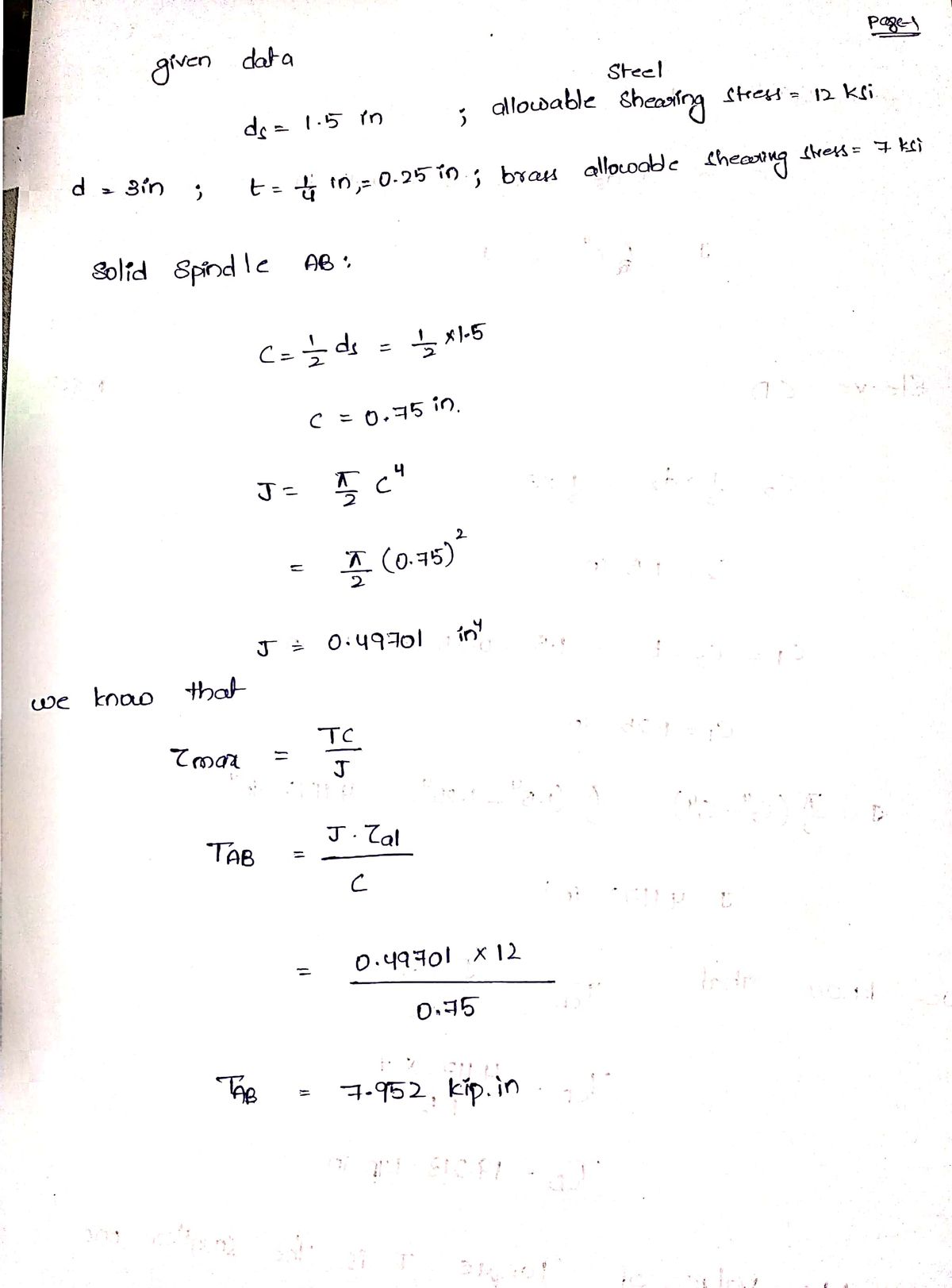 Civil Engineering homework question answer, step 1, image 1