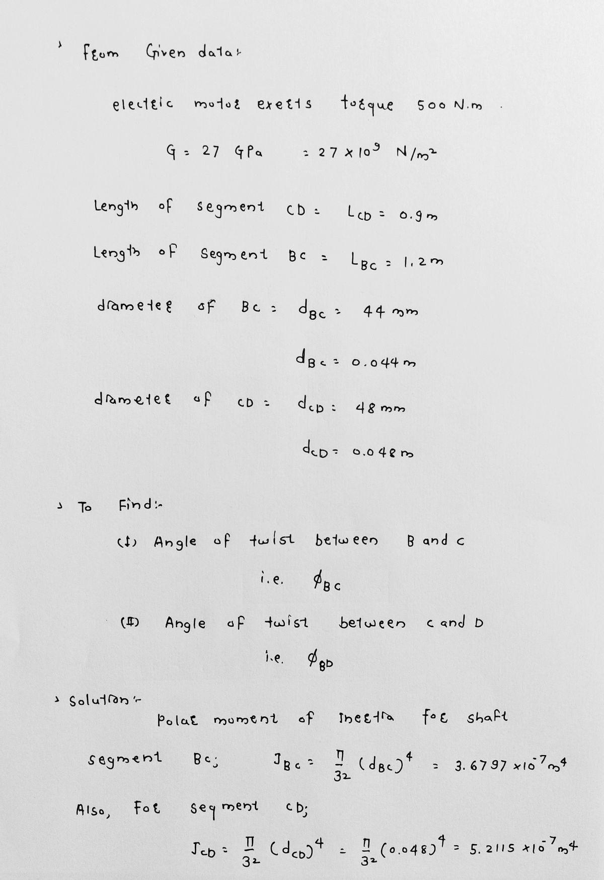 Civil Engineering homework question answer, step 1, image 1