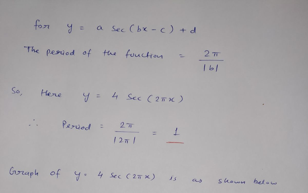 Trigonometry homework question answer, step 1, image 1