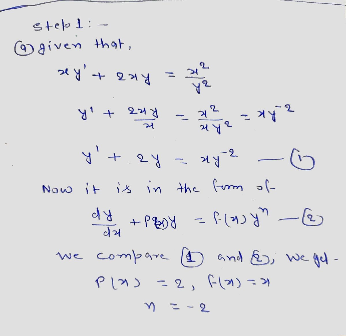 Advanced Math homework question answer, step 1, image 1