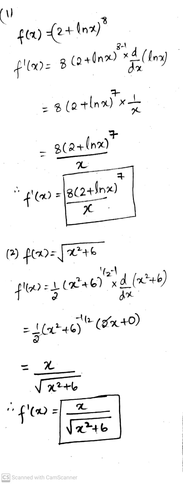 Calculus homework question answer, step 1, image 1