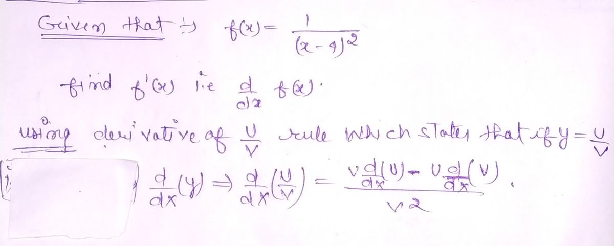 Calculus homework question answer, step 1, image 1