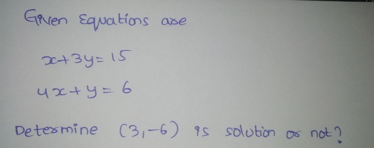 Algebra homework question answer, step 1, image 1