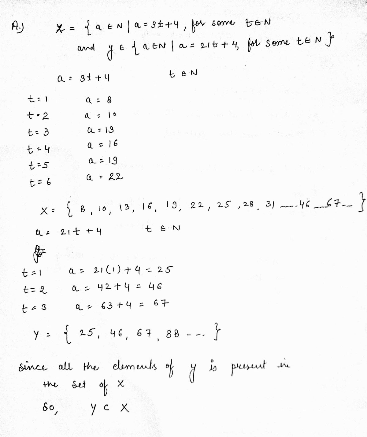 Algebra homework question answer, step 1, image 1