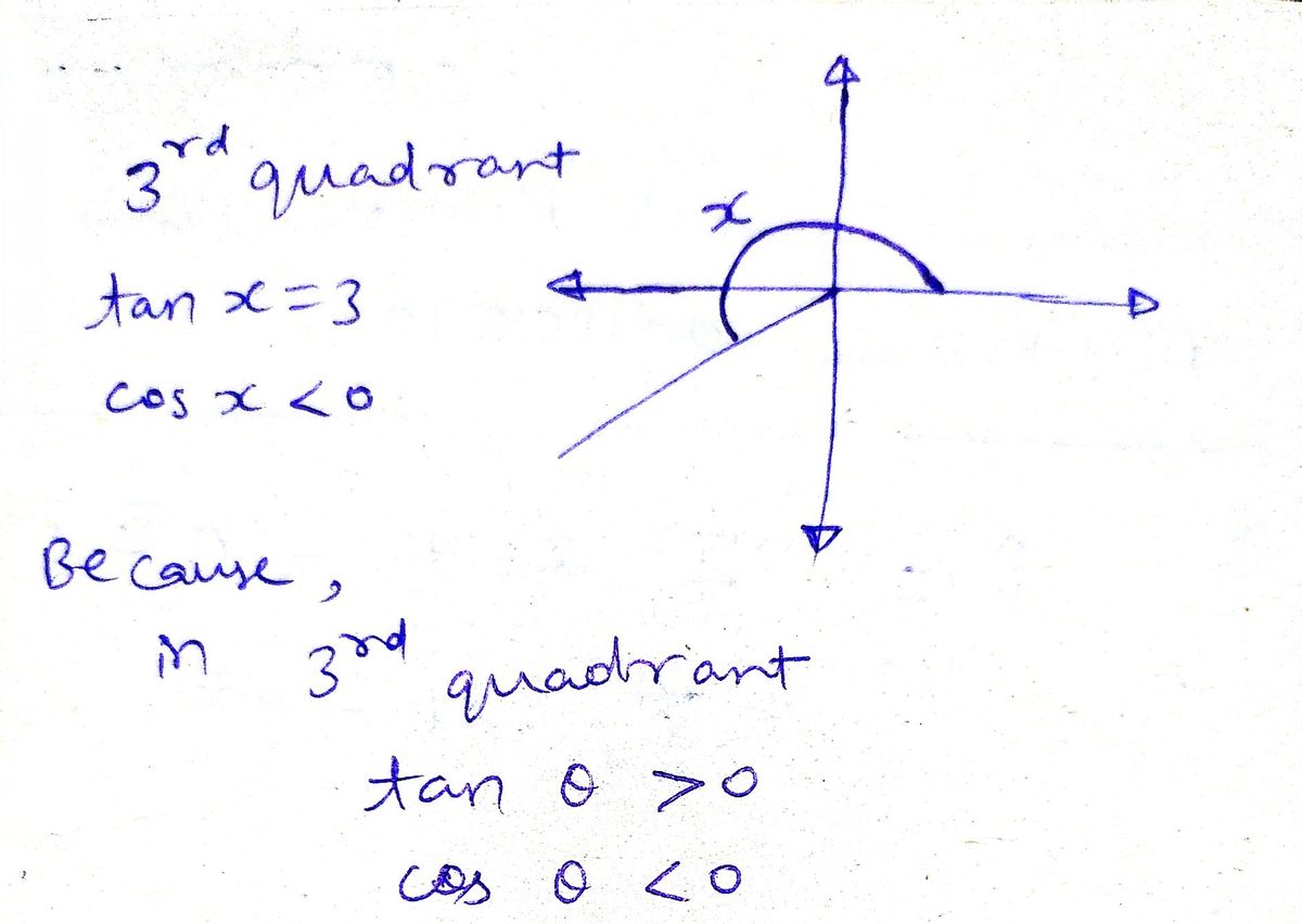 Trigonometry homework question answer, step 1, image 1