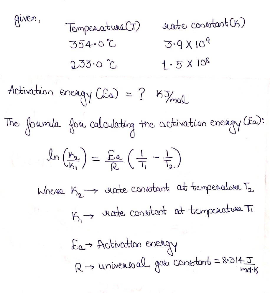 Chemistry homework question answer, step 1, image 1