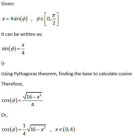 Trigonometry homework question answer, step 1, image 1