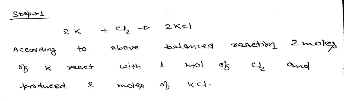 Chemistry homework question answer, step 1, image 1