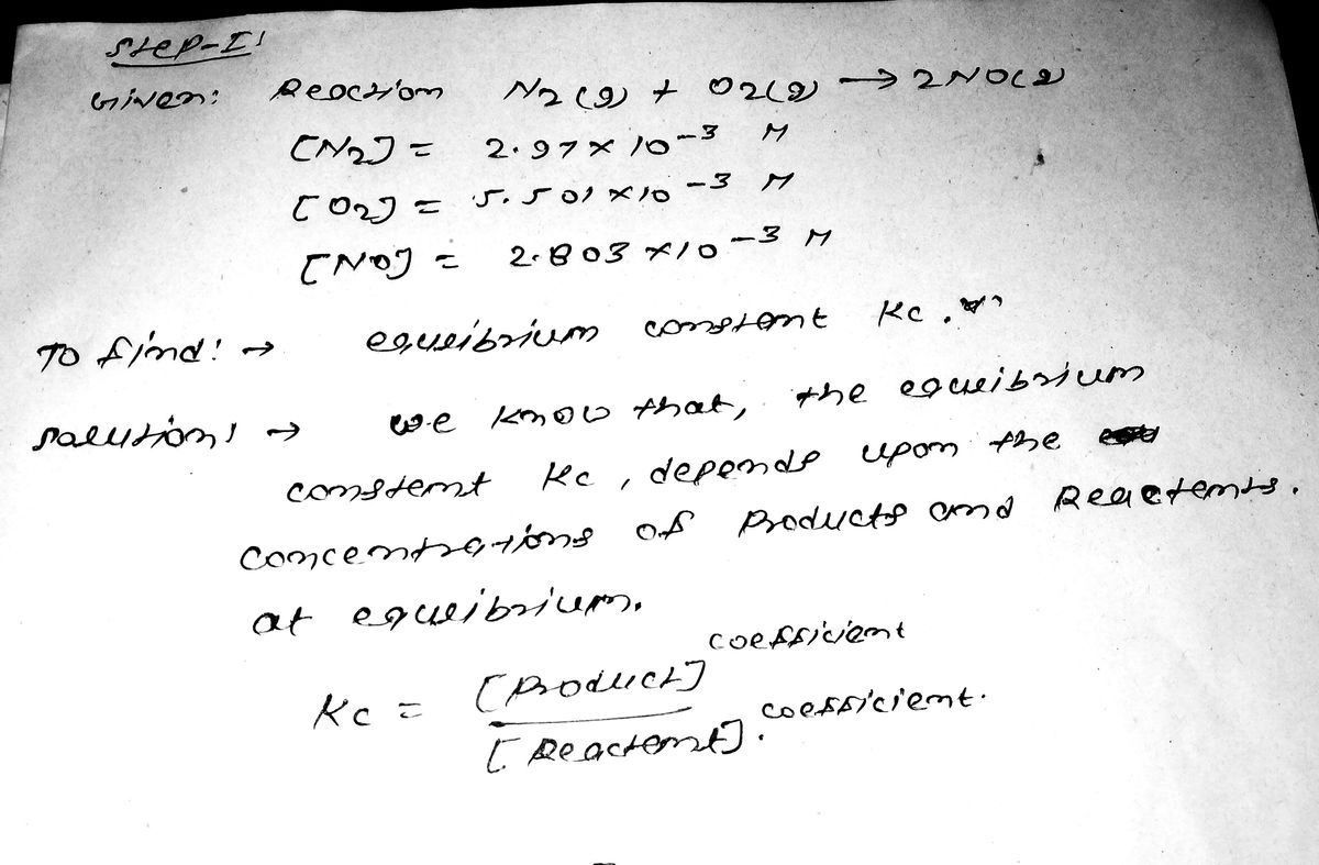 Chemistry homework question answer, step 1, image 1